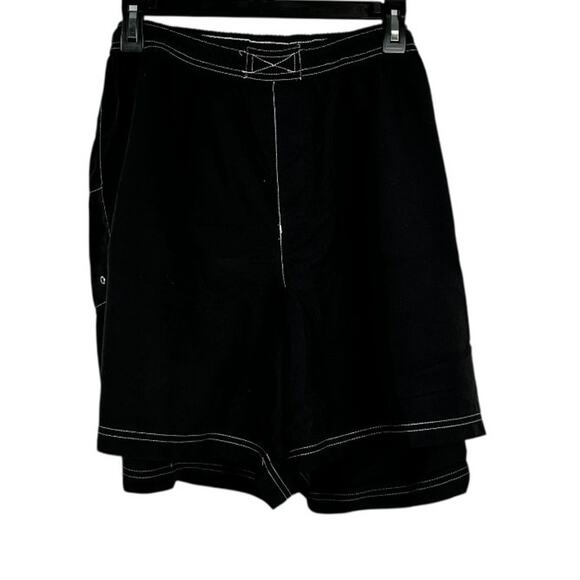 Just My Size Black Shorts Size 26W/28W - Picture 1 of 6